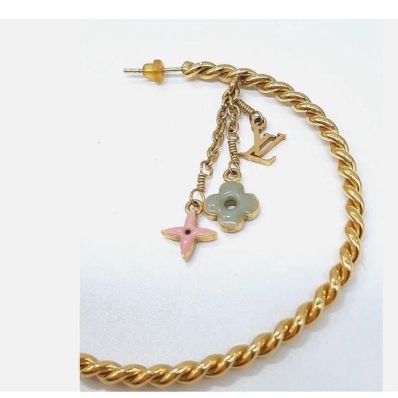 💯Authentic LV Hoop Earrings - Picture 4 of 6